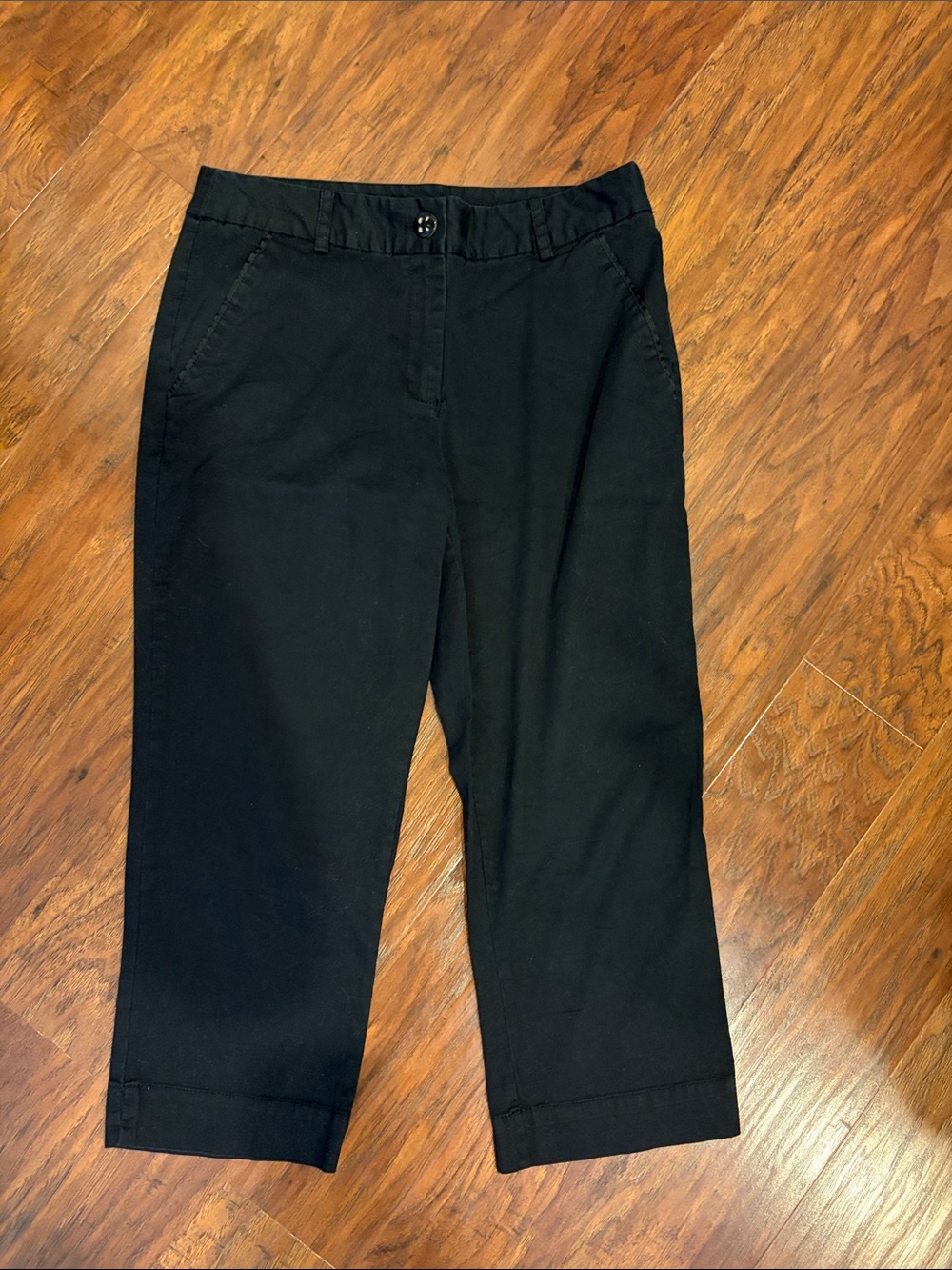 Willi Smith Cropped Black Pants